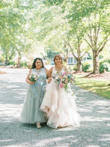 Ashley + Mother Heading to the Aisle
